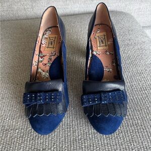 Chic Dark Blue Women's Heels